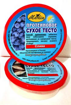 Высокопротеиновое сухое тесто "Слива" 150мл