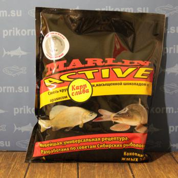 Прикормка "Марлин Актив" Карп Слива