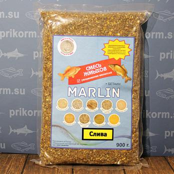 Смесь 9-ти жмыхов "Марлин" Слива