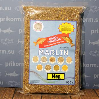 Смесь 9-ти жмыхов "Марлин" Мед