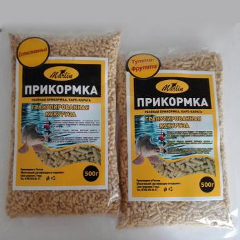 Прикормка Кукуруза гранулированная "Марлин" Клубника