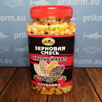 Зерновая смесь 4-хкомпонентная Карп крупный Клубника